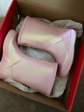 HUNTER new in box girls 11 first rain boot classic - nebula
